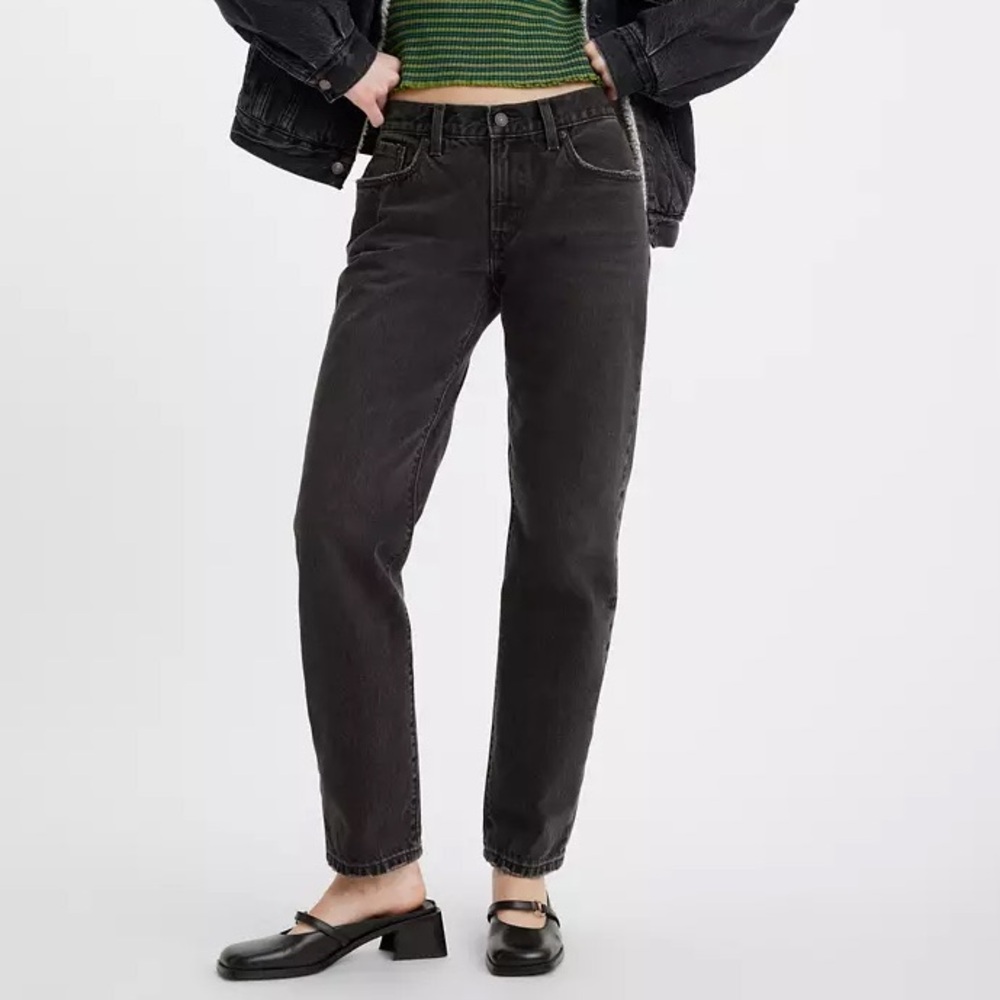 Levi’s Middy Straight Black Jeans NWY